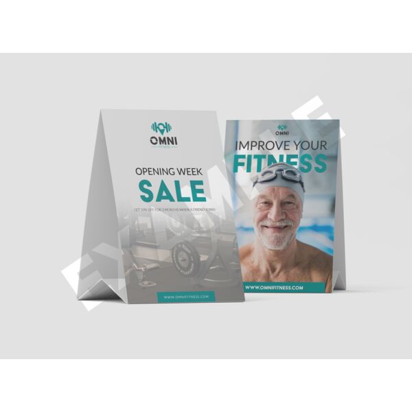 Tent Cards - A5 - Anti Bac Lamination Thumbnail