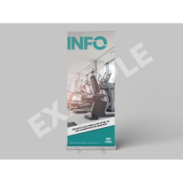 1000mm x 2000mm Standard Roller Banners Thumbnail